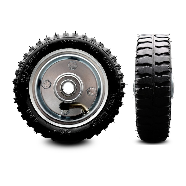 SCC - 6" x 2" Pneumatic Wheel Only with 2.25" Centered Hub and Ball Bearings